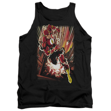 Black men's tank with The Flash Street Speed graphic