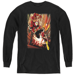 Flash, The Street Speed - Youth Long Sleeve T-Shirt Youth Long Sleeve T-Shirt The Flash   