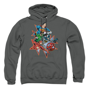 Justice League Starburst Pullover Hoodie Pullover Hoodie Justice League   