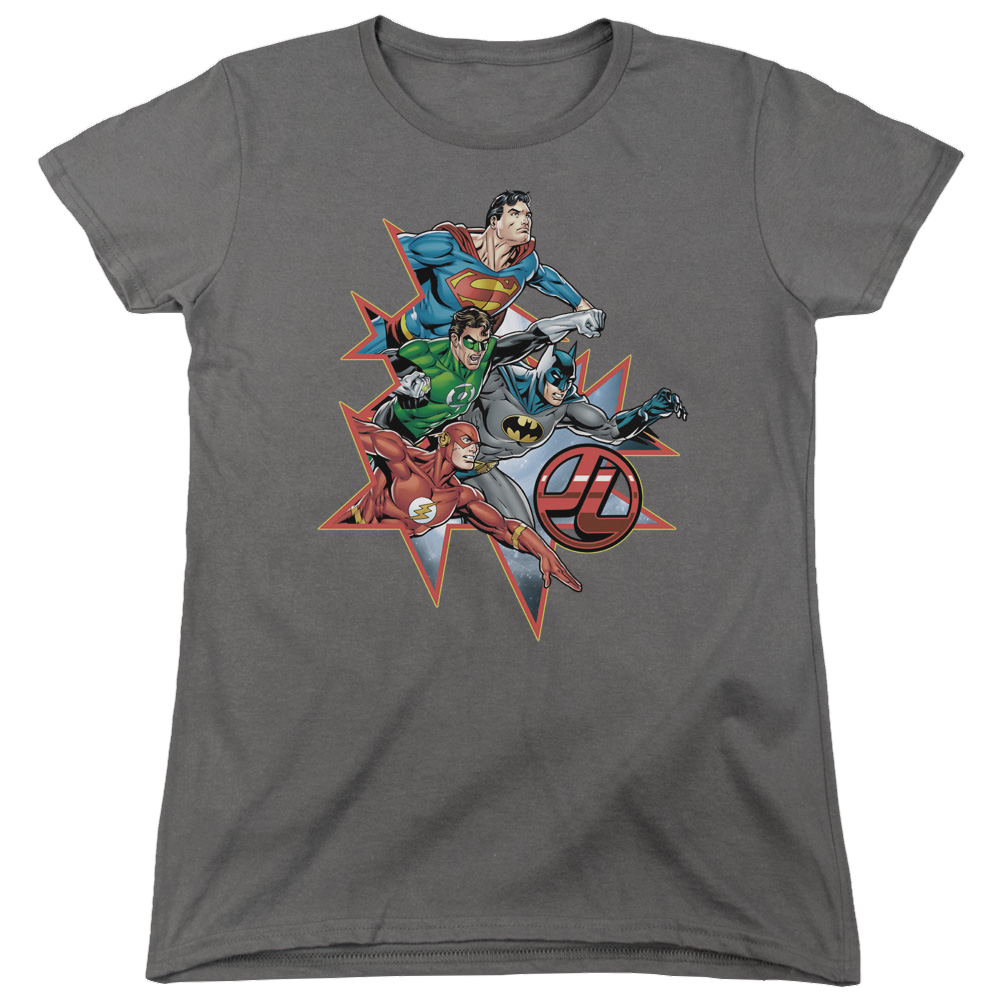 Justice League Starburst Women's T-Shirt Women's T-Shirt Justice League   