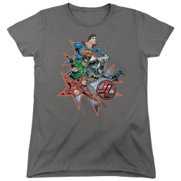 Justice League Starburst Women's T-Shirt Women's T-Shirt Justice League   