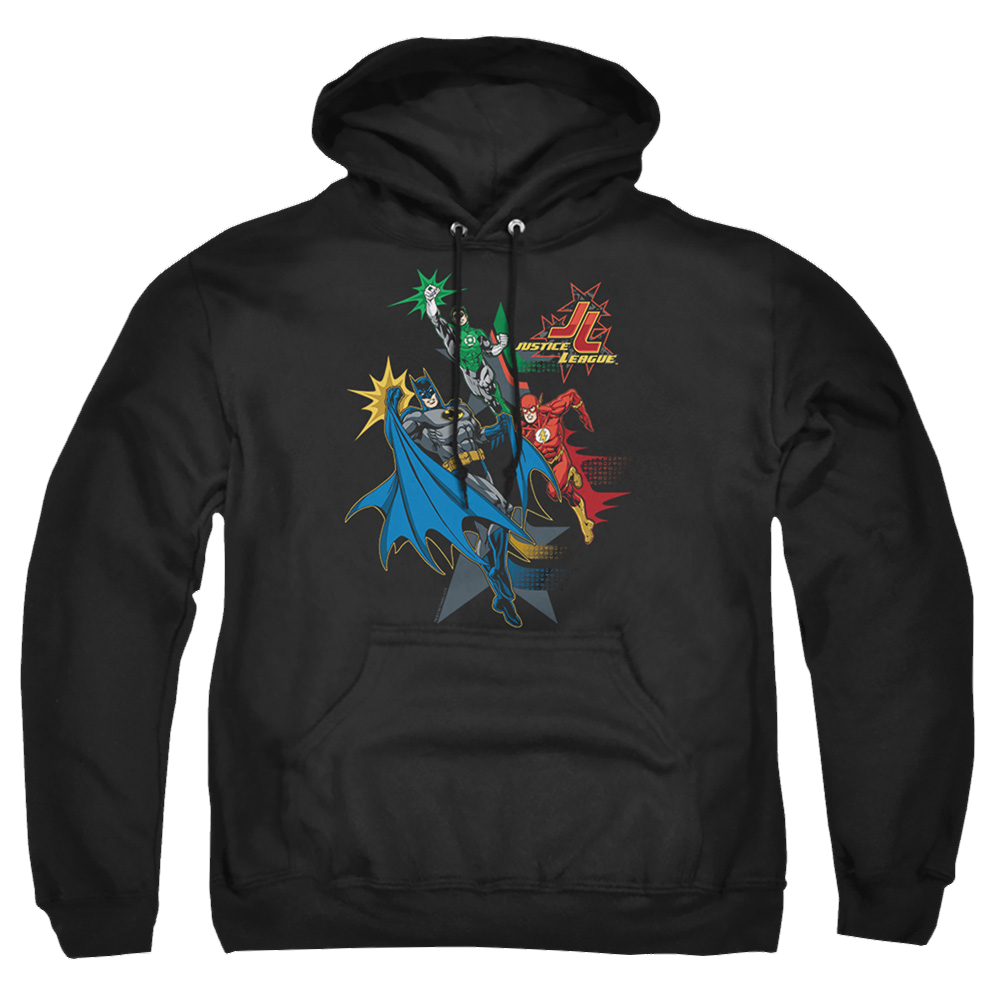 Justice League Action Stars Pullover Hoodie Pullover Hoodie Justice League   