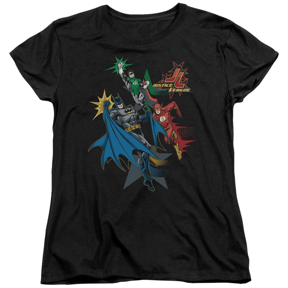 Justice League Action Stars Women's T-Shirt Women's T-Shirt Justice League   