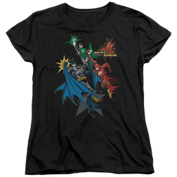 Justice League Action Stars Women's T-Shirt Women's T-Shirt Justice League   