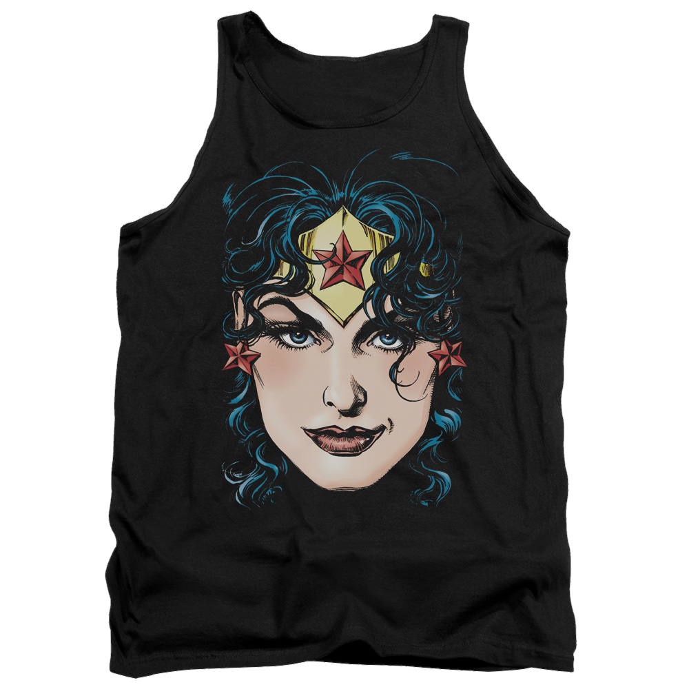 Justice League Wonder Woman Head Men's Tank Men's Tank Wonder Woman   