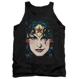 Justice League Wonder Woman Head Men's Tank Men's Tank Wonder Woman   