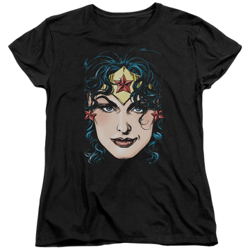 Justice League Wonder Woman Head Women's T-Shirt Women's T-Shirt Wonder Woman   