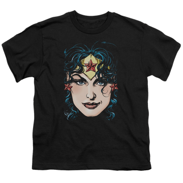 Wonder Woman Wonder Woman Head - Youth T-Shirt Youth T-Shirt (Ages 8-12) Wonder Woman   
