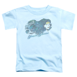 Wonder Woman Watercolor Hair - Kid's T-Shirt Kid's T-Shirt (Ages 4-7) Wonder Woman   