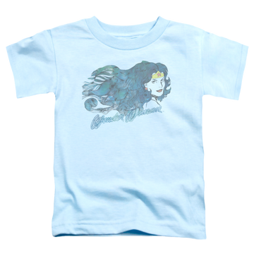 Wonder Woman Watercolor Hair - Toddler T-Shirt Toddler T-Shirt Wonder Woman   