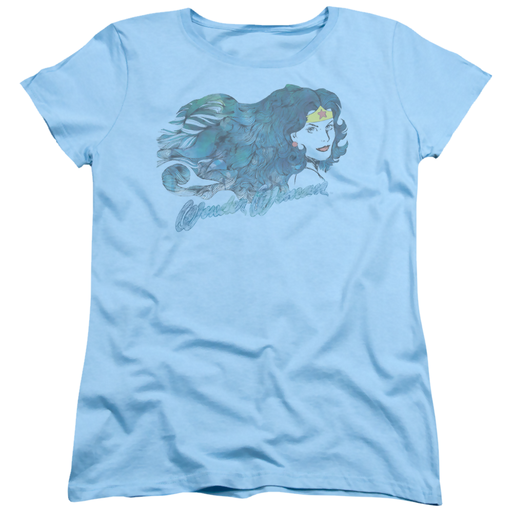 Wonder Woman Watercolor Hair - Women's T-Shirt Women's T-Shirt Wonder Woman   