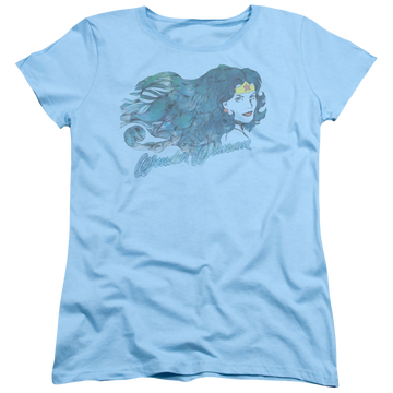 Wonder Woman Watercolor Hair - Women's T-Shirt Women's T-Shirt Wonder Woman   