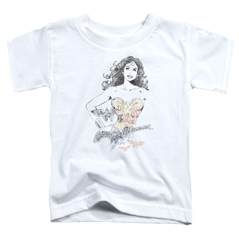Wonder Woman Wonder Squiggles - Toddler T-Shirt Toddler T-Shirt Wonder Woman   