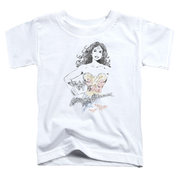 Wonder Woman Wonder Squiggles - Toddler T-Shirt Toddler T-Shirt Wonder Woman   