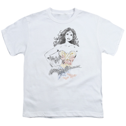 Wonder Woman Wonder Squiggles - Youth T-Shirt Youth T-Shirt (Ages 8-12) Wonder Woman   