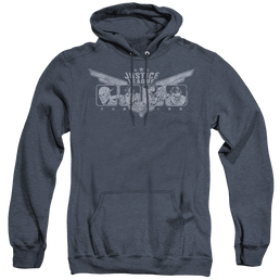 Justice League Justice Wings - Heather Pullover Hoodie Heather Pullover Hoodie Justice League   