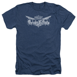 Justice League Justice Wings Men's Heather T-Shirt Men's Heather T-Shirt Justice League   