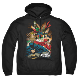 Justice League Starburst Pullover Hoodie Pullover Hoodie Justice League   