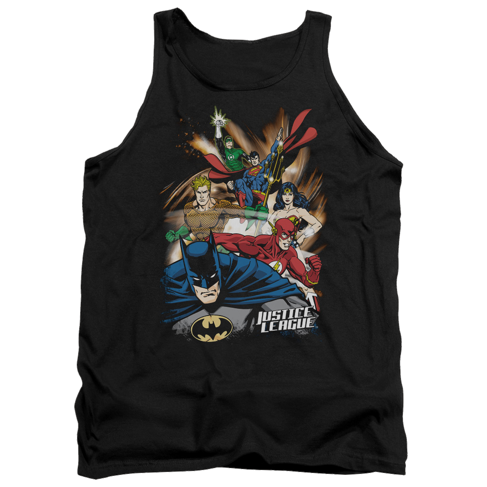 Justice League Starburst Men's Tank Men's Tank Justice League   
