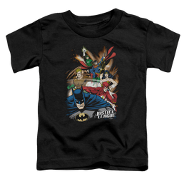 Justice League Starburst - Toddler T-Shirt Toddler T-Shirt Justice League   