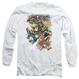 Justice League Brightest Day #0 Men's Long Sleeve T-Shirt Men's Long Sleeve T-Shirt Justice League   