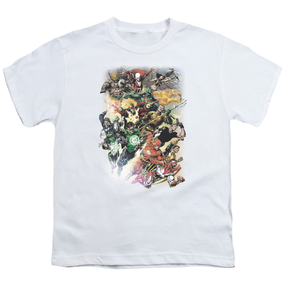 Justice League Brightest Day #0 - Youth T-Shirt Youth T-Shirt (Ages 8-12) Justice League   