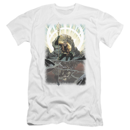 Aquaman Brightest Day Aquaman - Men's Premium Slim Fit T-Shirt Men's Premium Slim Fit T-Shirt Aquaman   