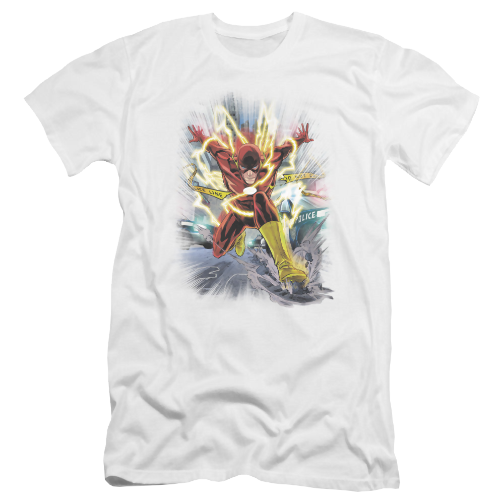 Flash, The Brightest Day Flash - Men's Premium Slim Fit T-Shirt Men's Premium Slim Fit T-Shirt The Flash   