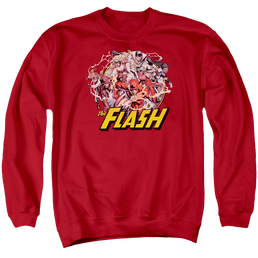 Flash, The Flash Family - Men's Crewneck Sweatshirt Men's Crewneck Sweatshirt The Flash   
