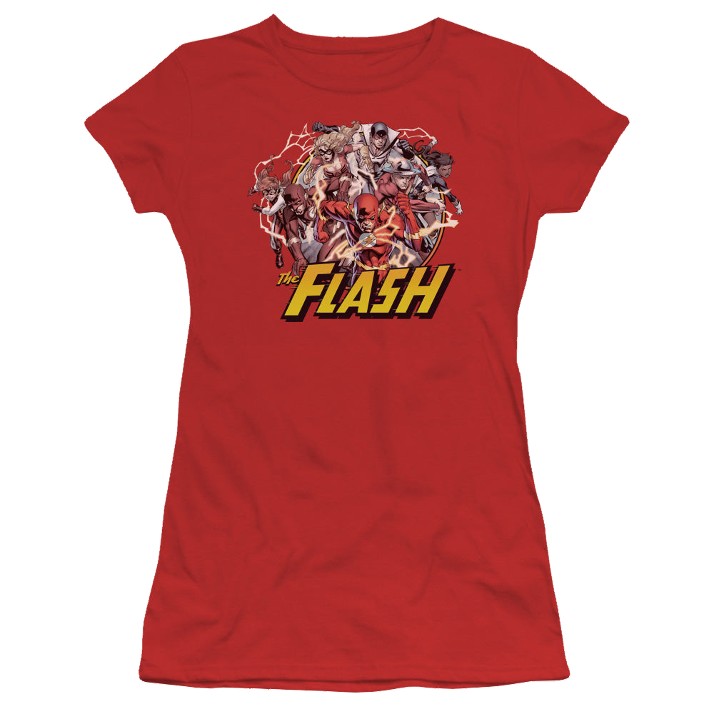 Flash, The Flash Family - Juniors T-Shirt Juniors T-Shirt The Flash   