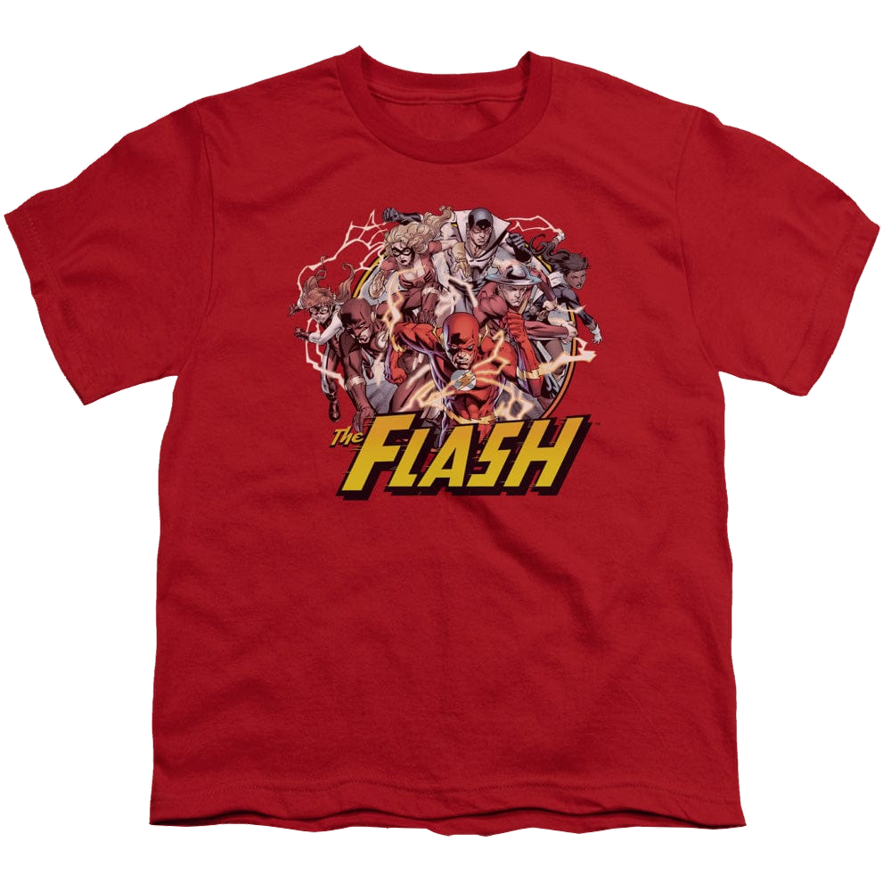 Flash, The Flash Family - Youth T-Shirt Youth T-Shirt (Ages 8-12) The Flash   