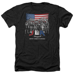 Justice League All American League Men's Heather T-Shirt Men's Heather T-Shirt Justice League   