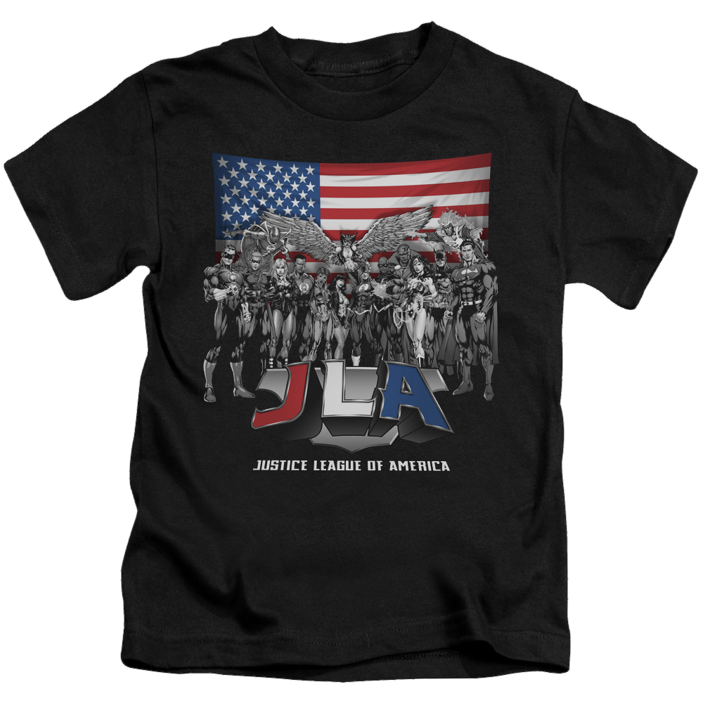Justice League All American League - Kid's T-Shirt Kid's T-Shirt (Ages 4-7) Justice League   