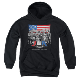 Justice League All American League - Youth Hoodie Youth Hoodie (Ages 8-12) Justice League   
