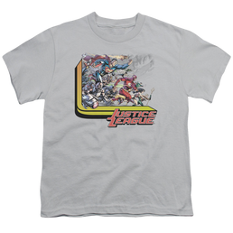 Justice League Ready To Fight - Youth T-Shirt Youth T-Shirt (Ages 8-12) Justice League   