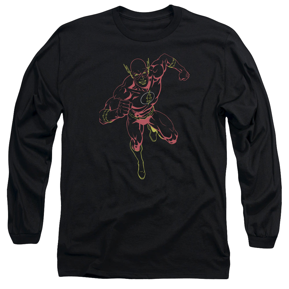Flash, The Neon Flash - Men's Long Sleeve T-Shirt Men's Long Sleeve T-Shirt The Flash   