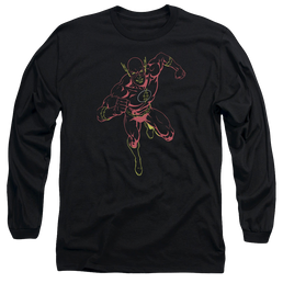 Flash, The Neon Flash - Men's Long Sleeve T-Shirt Men's Long Sleeve T-Shirt The Flash   