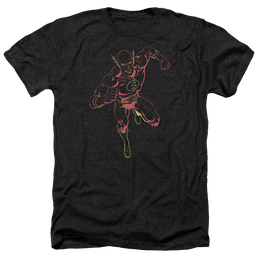 Flash, The Neon Flash - Men's Heather T-Shirt Men's Heather T-Shirt The Flash   