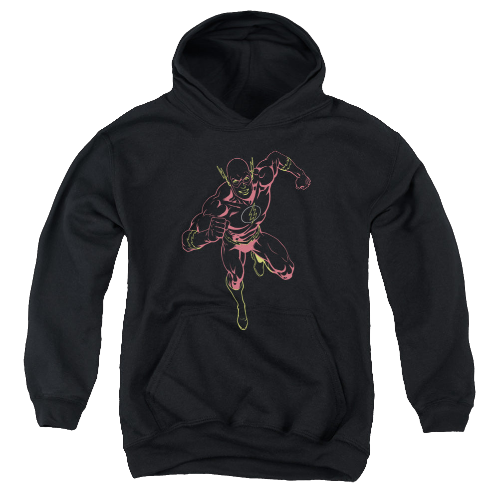 Flash, The Neon Flash - Youth Hoodie Youth Hoodie (Ages 8-12) The Flash   