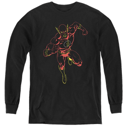 Flash, The Neon Flash - Youth Long Sleeve T-Shirt Youth Long Sleeve T-Shirt The Flash   