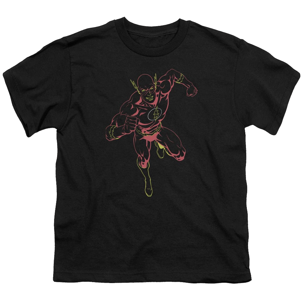 Flash, The Neon Flash - Youth T-Shirt Youth T-Shirt (Ages 8-12) The Flash   