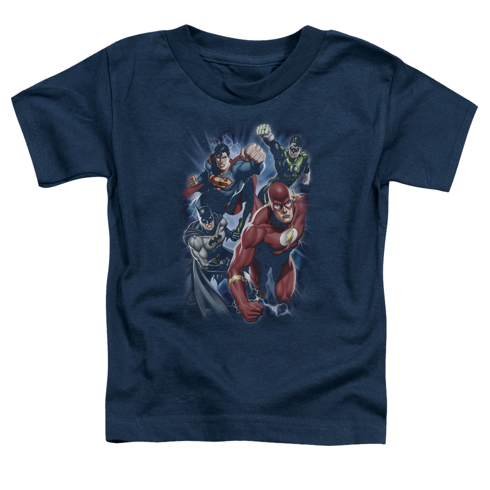 Justice League Storm Chasers - Toddler T-Shirt Toddler T-Shirt Justice League   