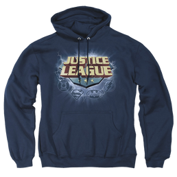 Justice League Storm Logo Pullover Hoodie Pullover Hoodie Justice League   