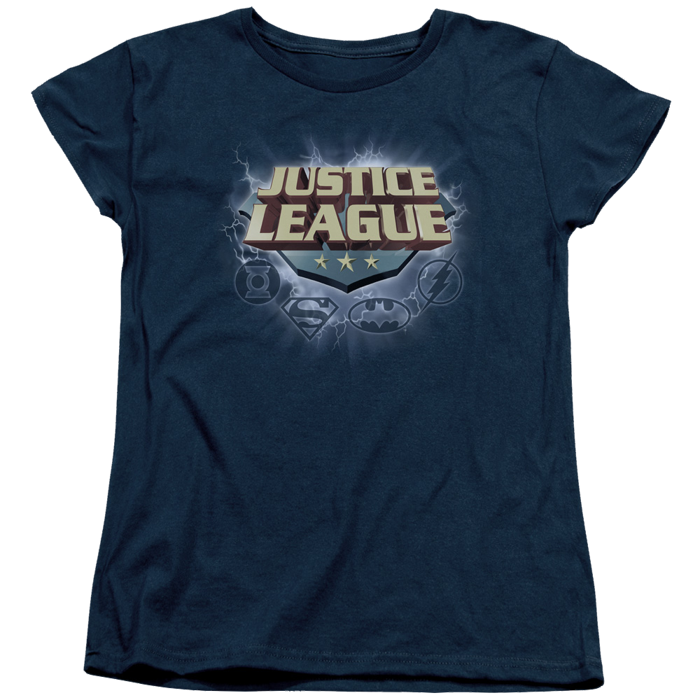 Justice League Storm Logo Women's T-Shirt Women's T-Shirt Justice League   