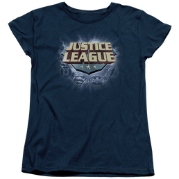 Justice League Storm Logo Women's T-Shirt Women's T-Shirt Justice League   
