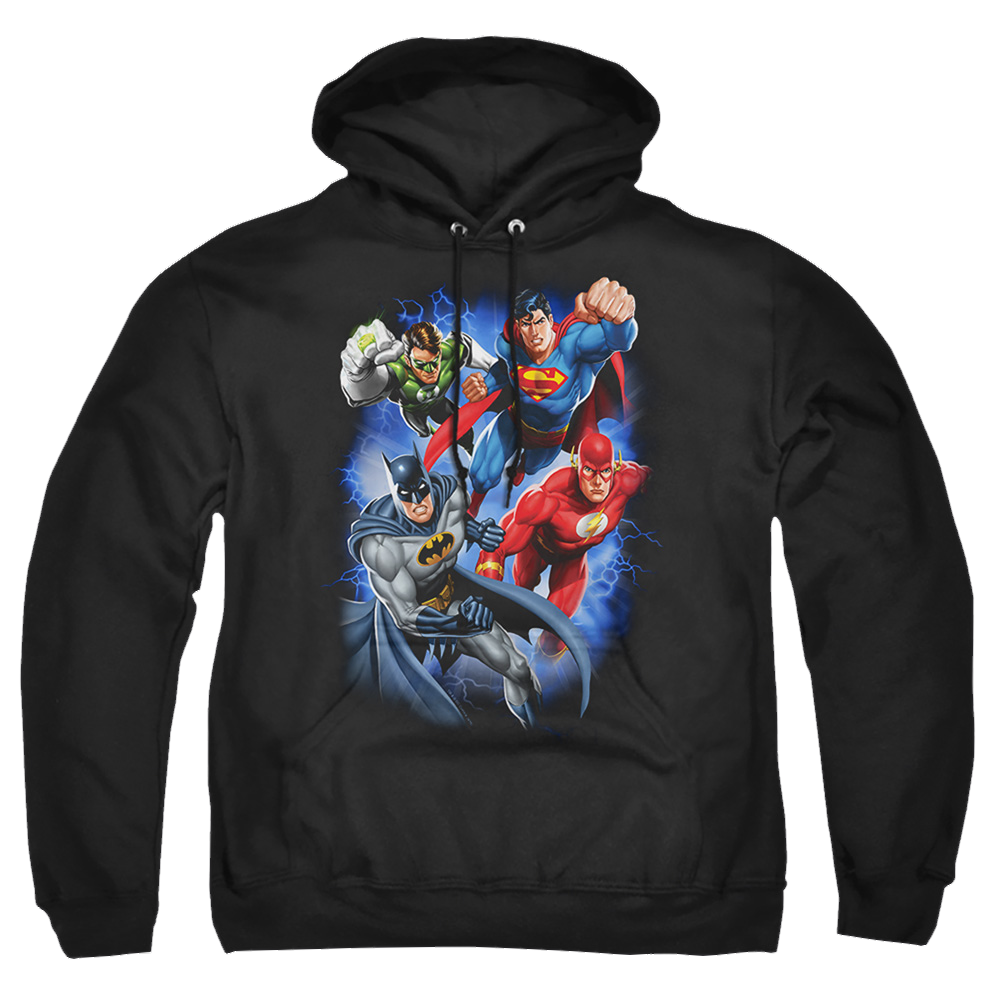 Justice League Storm Makers Pullover Hoodie Pullover Hoodie Justice League   