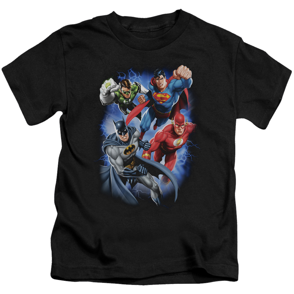 Justice League Storm Makers - Kid's T-Shirt Kid's T-Shirt (Ages 4-7) Justice League   