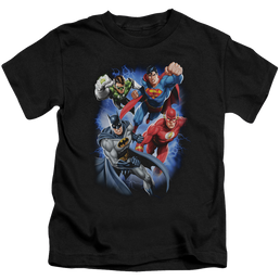 Justice League Storm Makers - Kid's T-Shirt Kid's T-Shirt (Ages 4-7) Justice League   