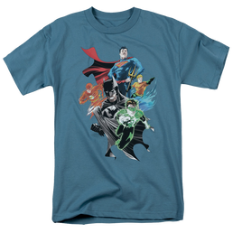 Justice League Group Shot Men's Regular Fit T-Shirt Men's Regular Fit T-Shirt Justice League   