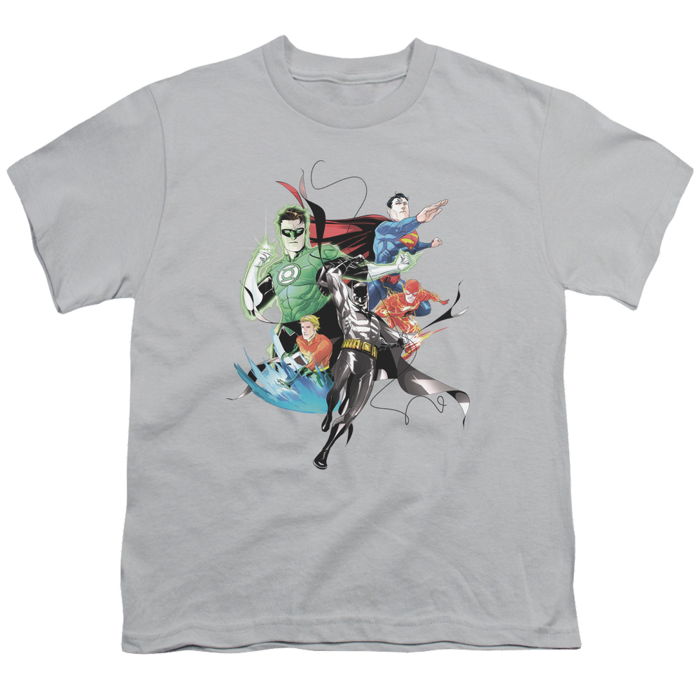 Justice League Mashup - Youth T-Shirt Youth T-Shirt (Ages 8-12) Justice League   